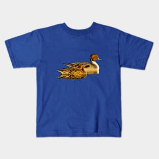 Mr & Mrs Pintail Duck Kids T-Shirt